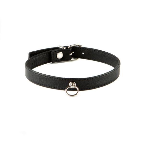 Lederhalsband Slim